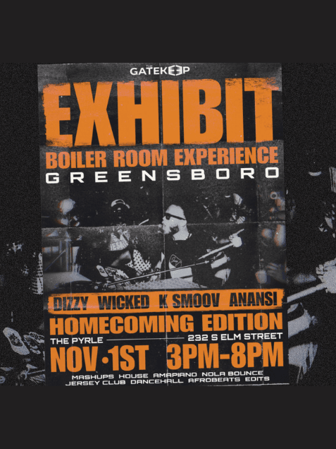 The Gatekeep Presents: EXHIBIT – Homecoming Boiler Room