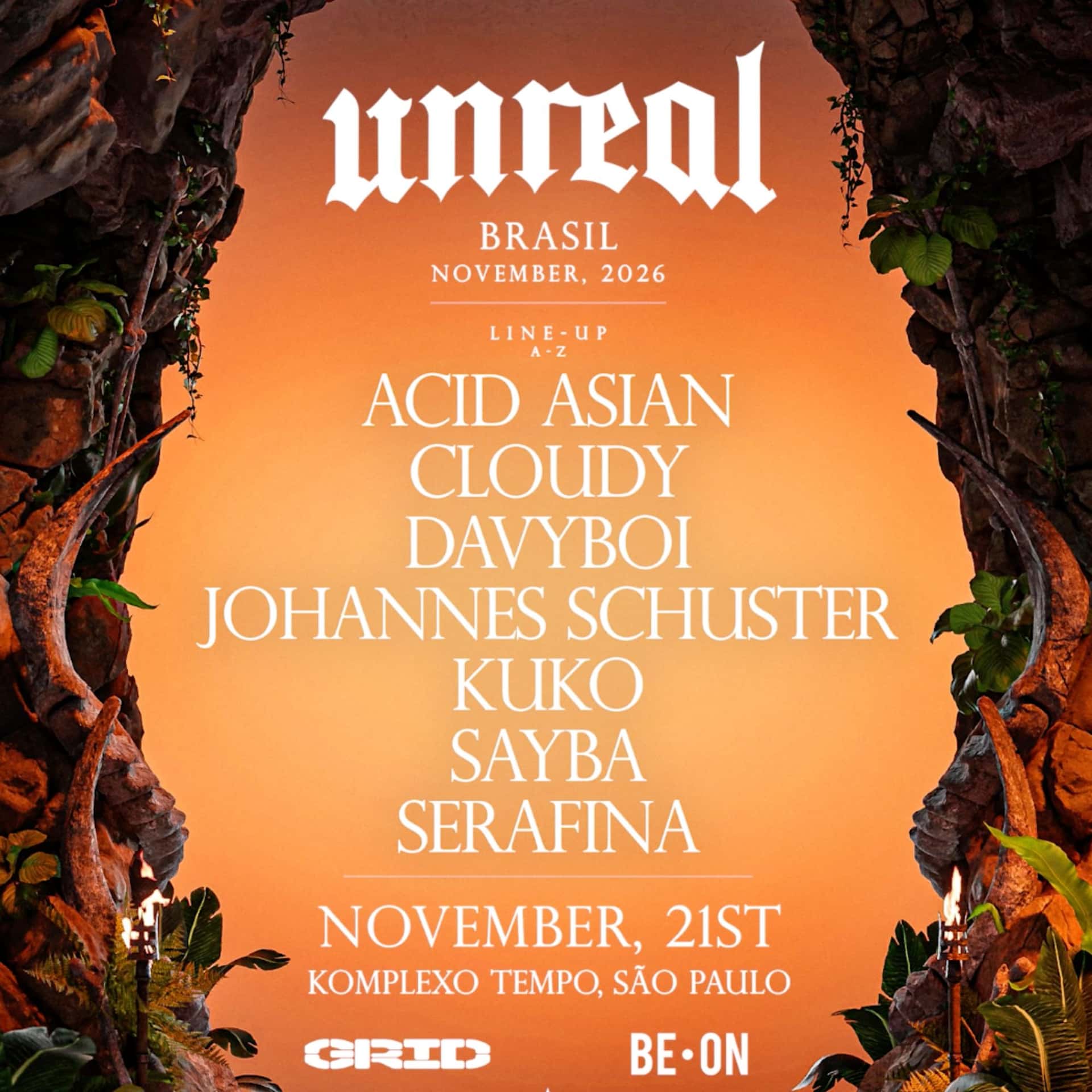 Flyer of THE GRID – UNREAL