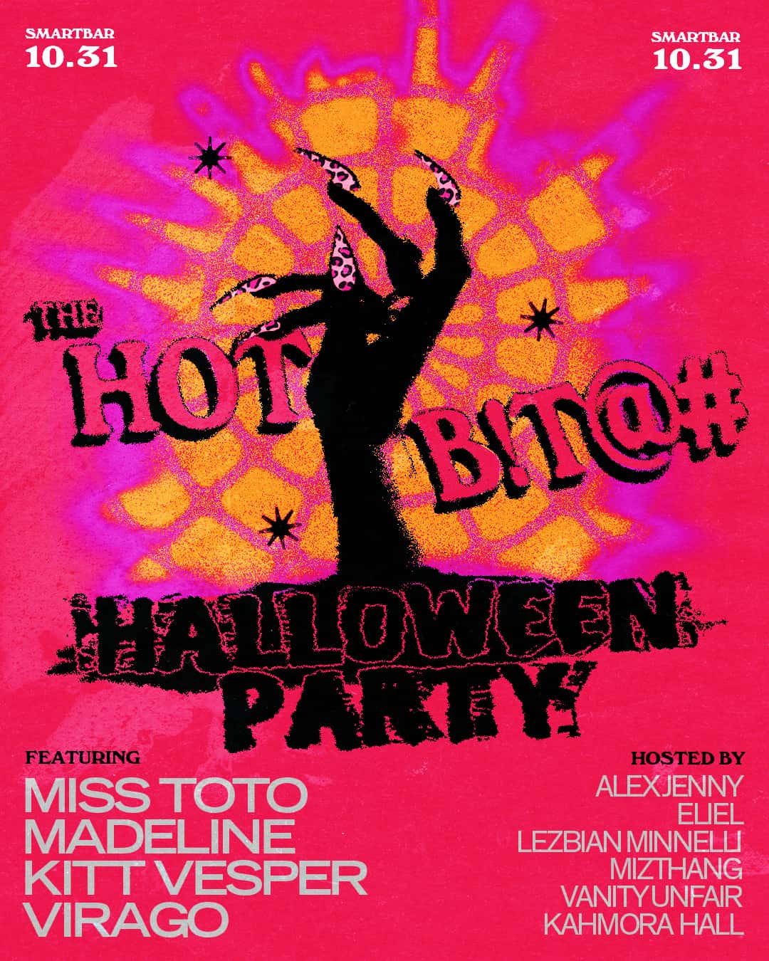 Flyer of THE HOT B!T@# HALLOWEEN PARTY