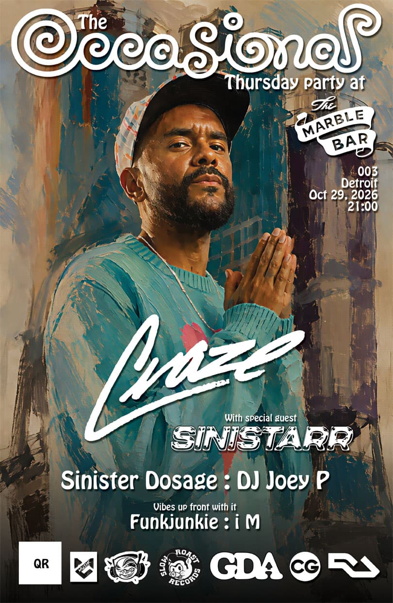 The Occasional Thursday Party with DJ Craze + Friends
