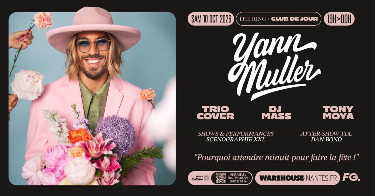 THE RING x CLUB DE JOUR w/ Yann Muller, Trio Cover & more