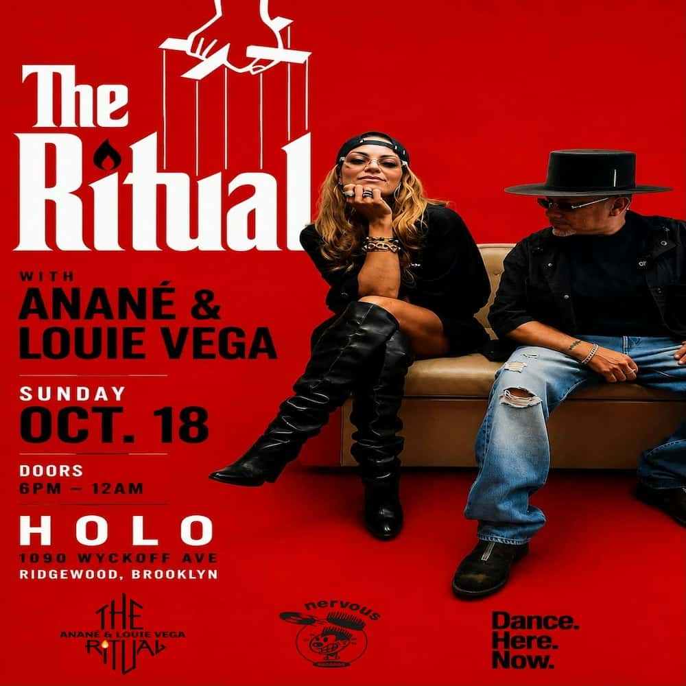 Flyer of The Ritual with Anané & Louie Vega