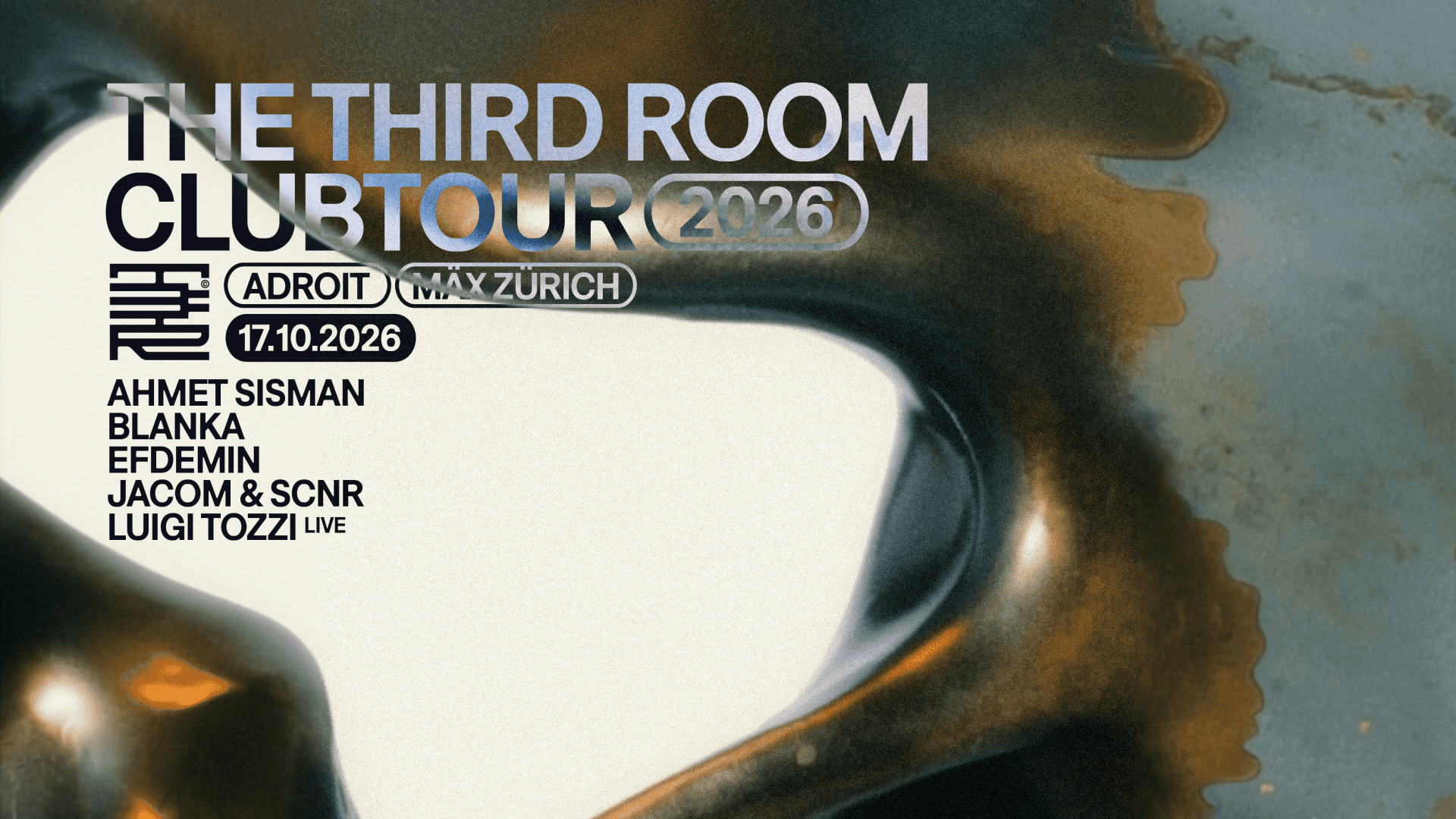 Flyer de The Third Room x Adroit x MÄX