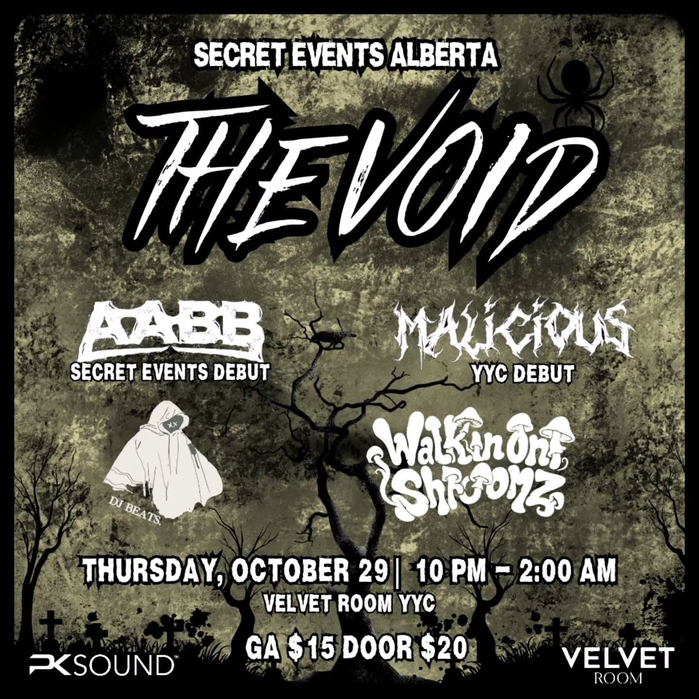 THE VOID – Halloween Bass Night