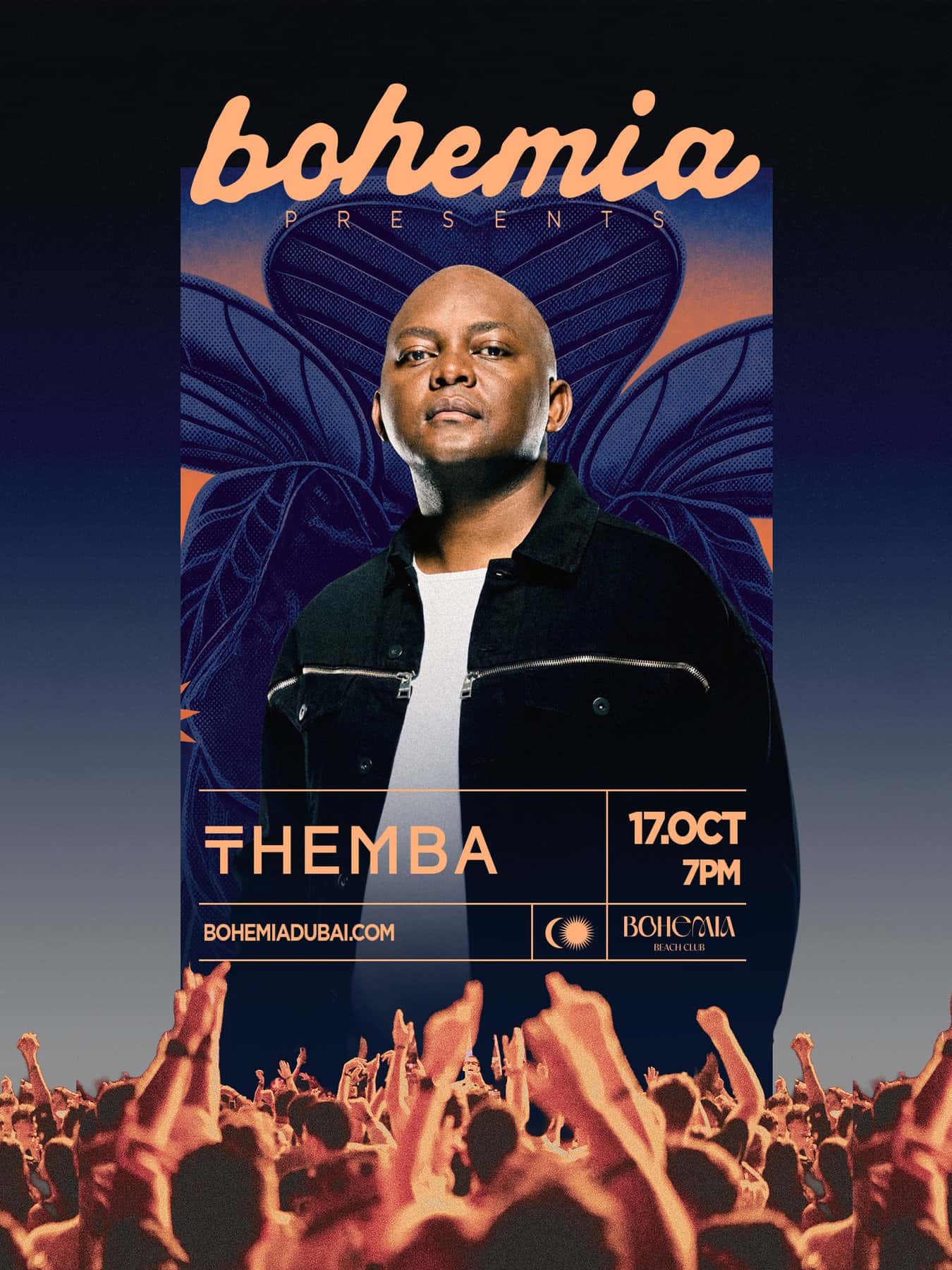 Flyer de Bohemia Presents THEMBA