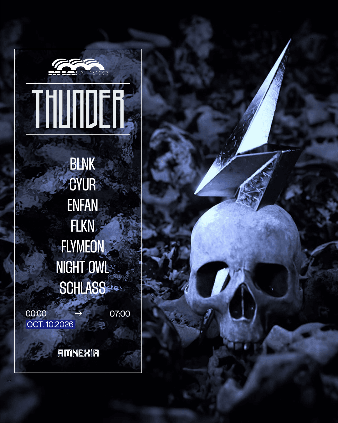 Thunder : Flymeon, Enfan, Cyur, Blnk, Night Owl & More