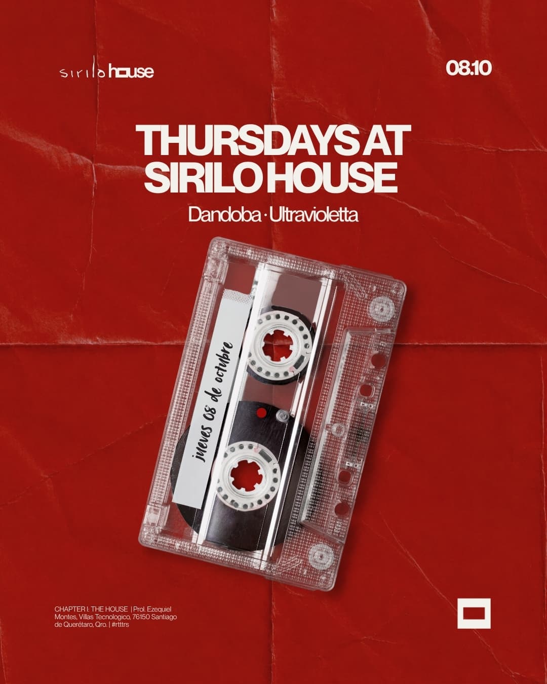 Thursdays at Sirilo House - Ultravioletta & Dandoba