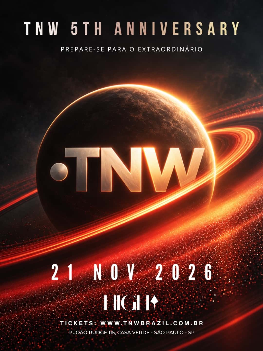 Flyer of TNW 5th Anniversary
