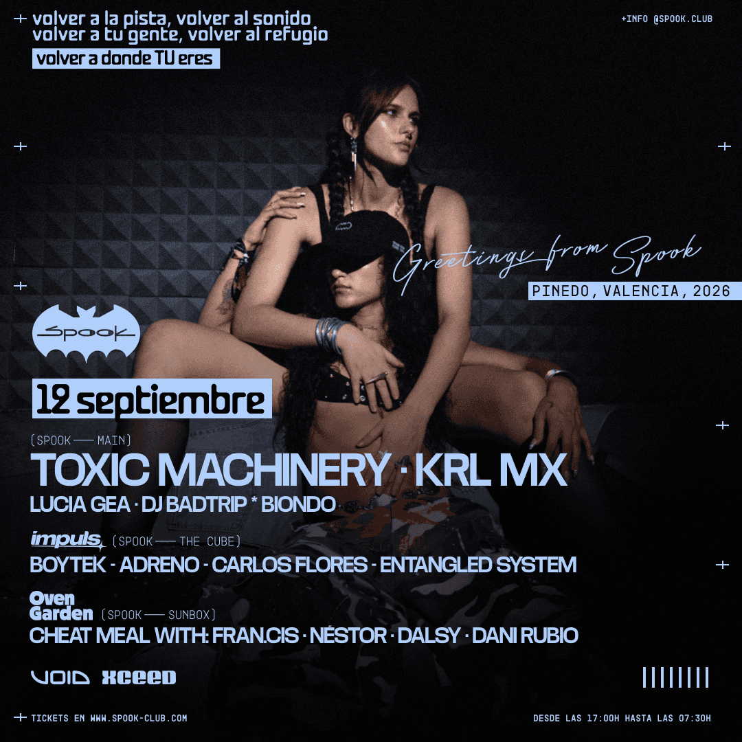 Flyer de Toxic Machinery + KRL MX & Impuls & Oven Garden