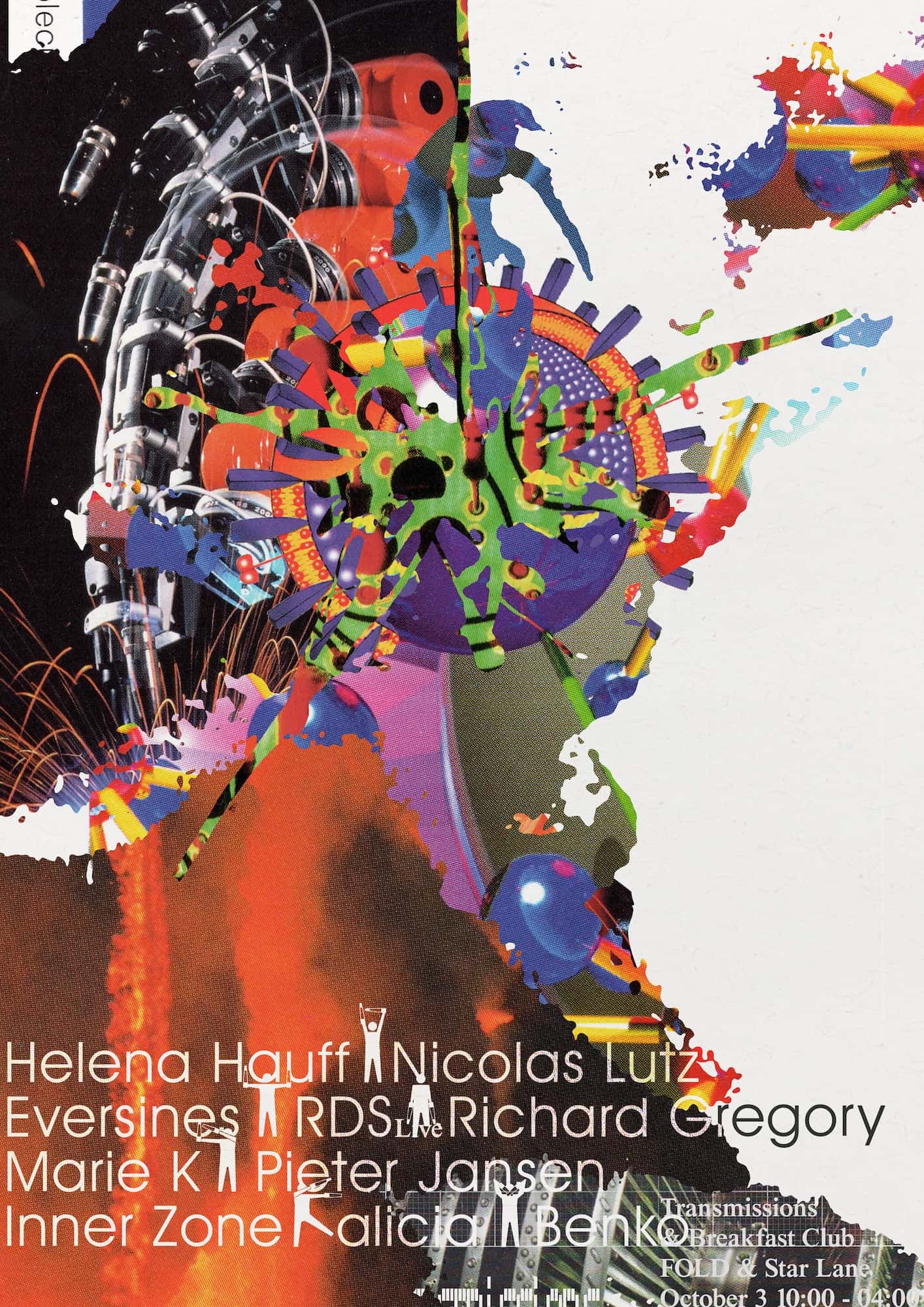 Flyer de Transmissions x Breakfast Club with Helena Hauff, Nicolas Lutz