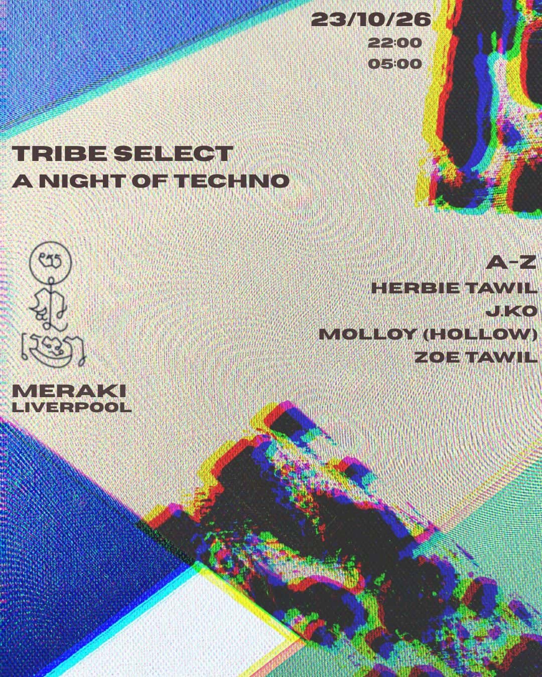 Flyer of Tribe Select - A Night of Techno