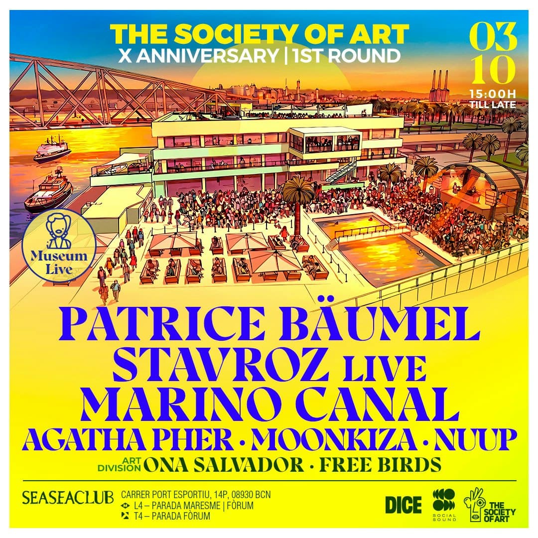 TSOA: X Years w. Patrice Bäumel, Stavroz Live & Marino Canal (Open Air)