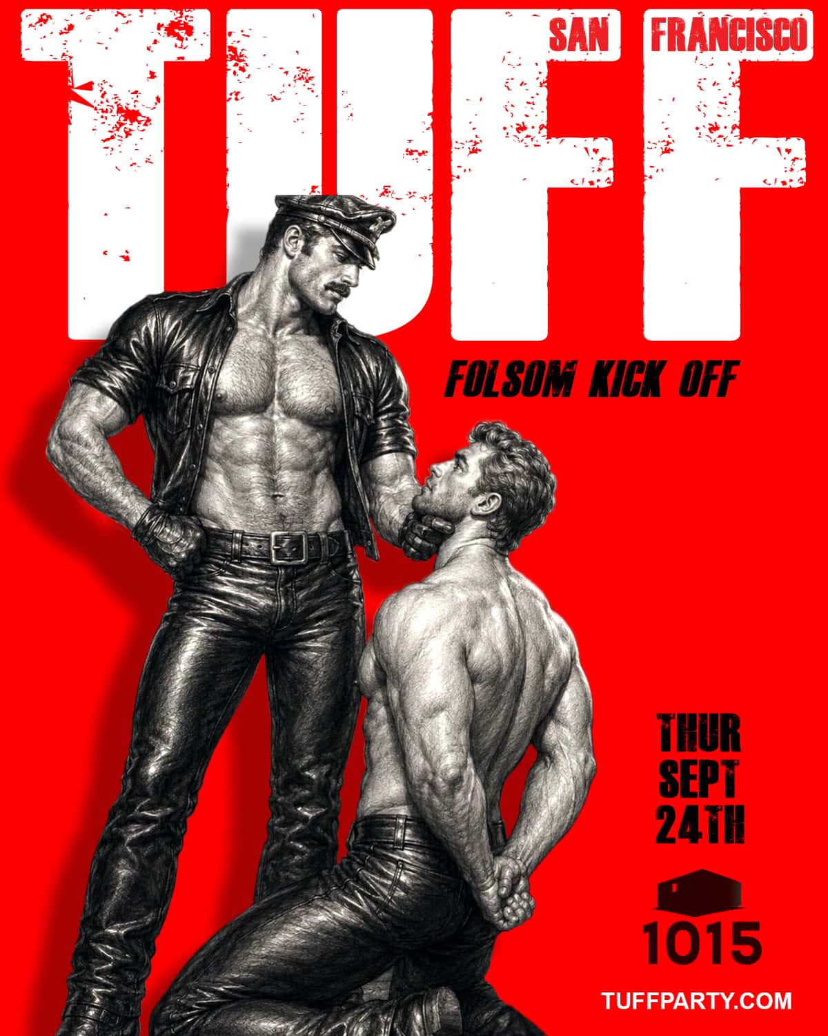Flyer of TUFF SF: Folsom Kick Off Party