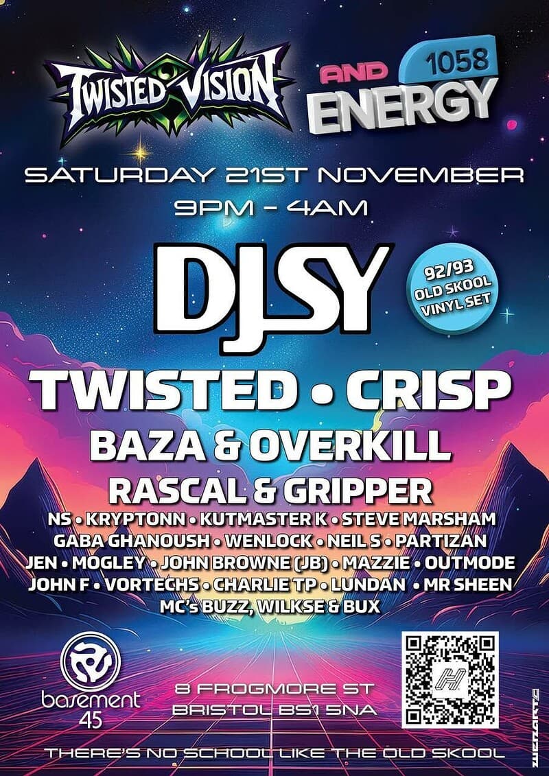 Twisted Vision meets Energy 1058 Radio