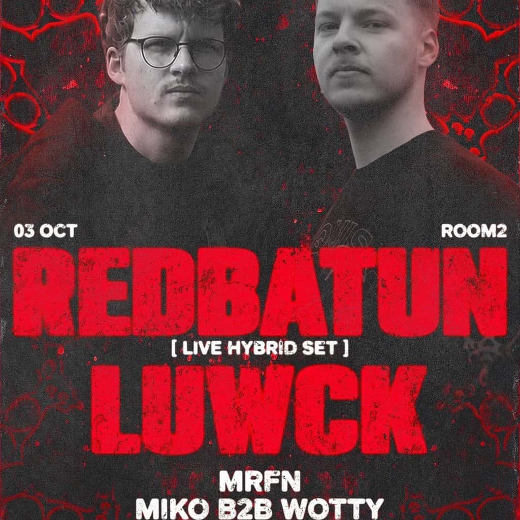 Flyer of Unbound x Obscura: Redbatun & Luwck
