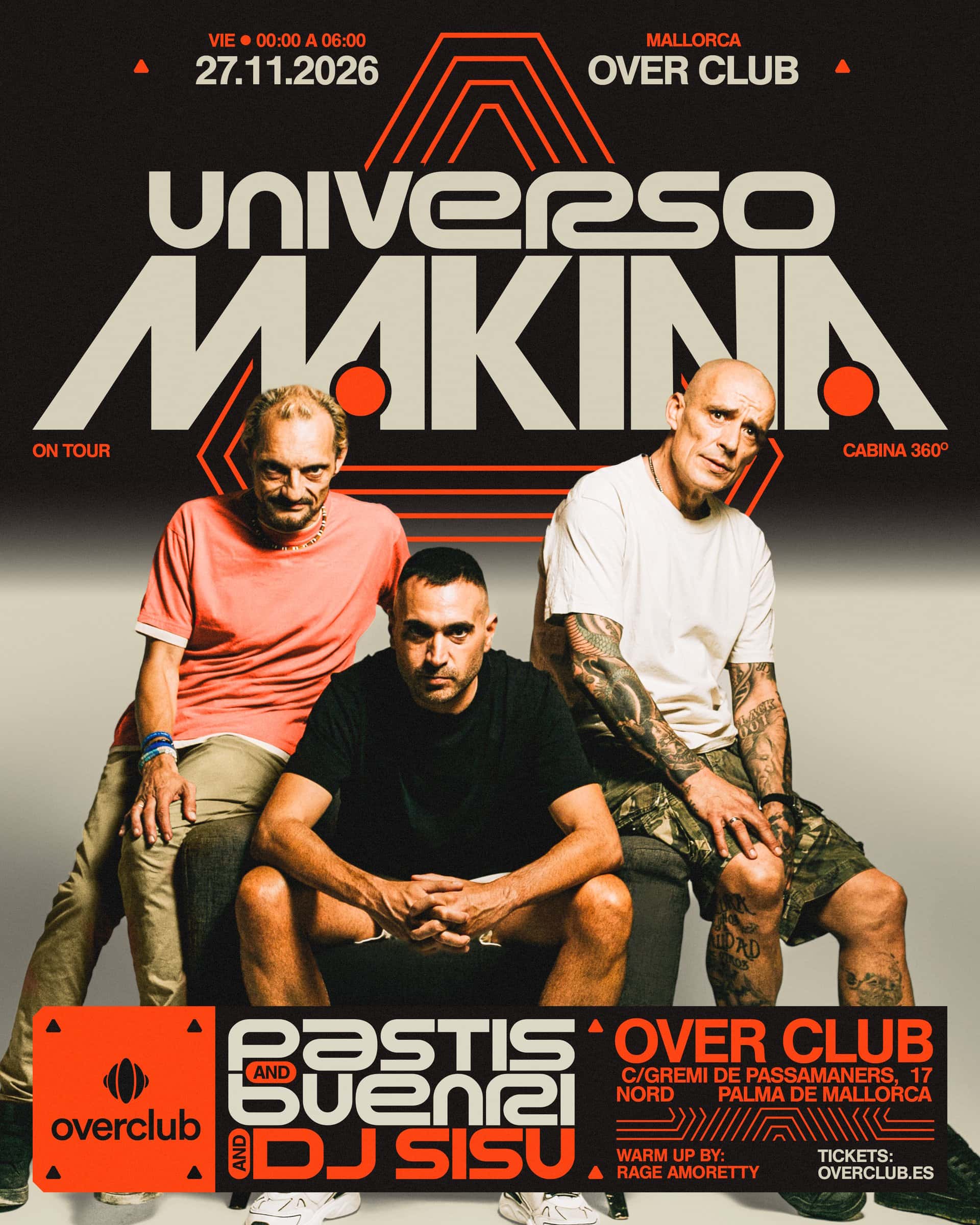 Flyer de UNIVERSO MAKINA