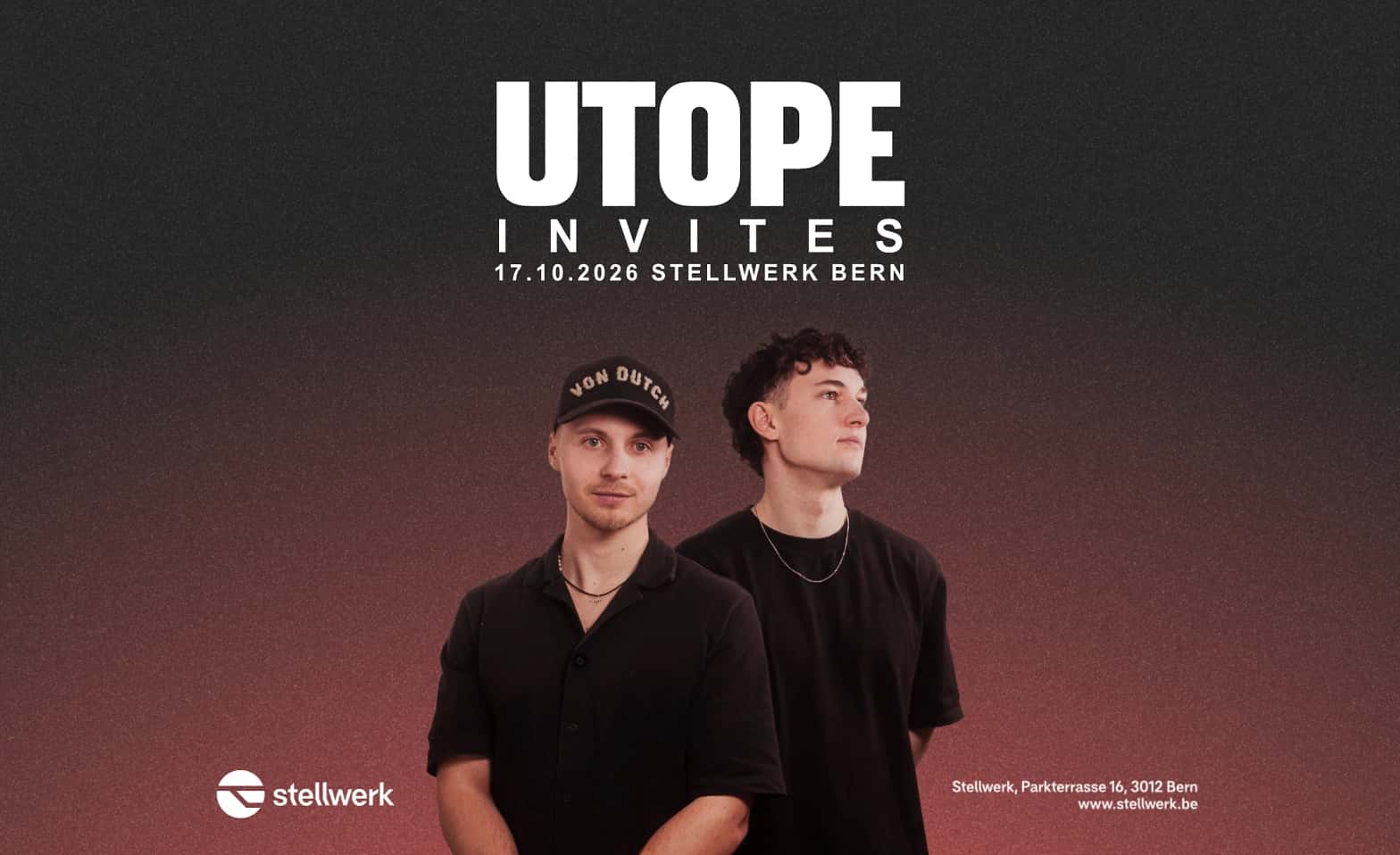 Flyer de UTOPE Invites