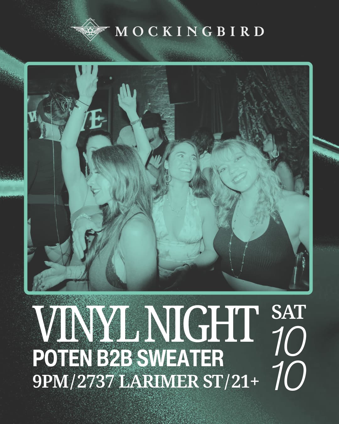 VINYL NIGHT Poten b2b Sweater