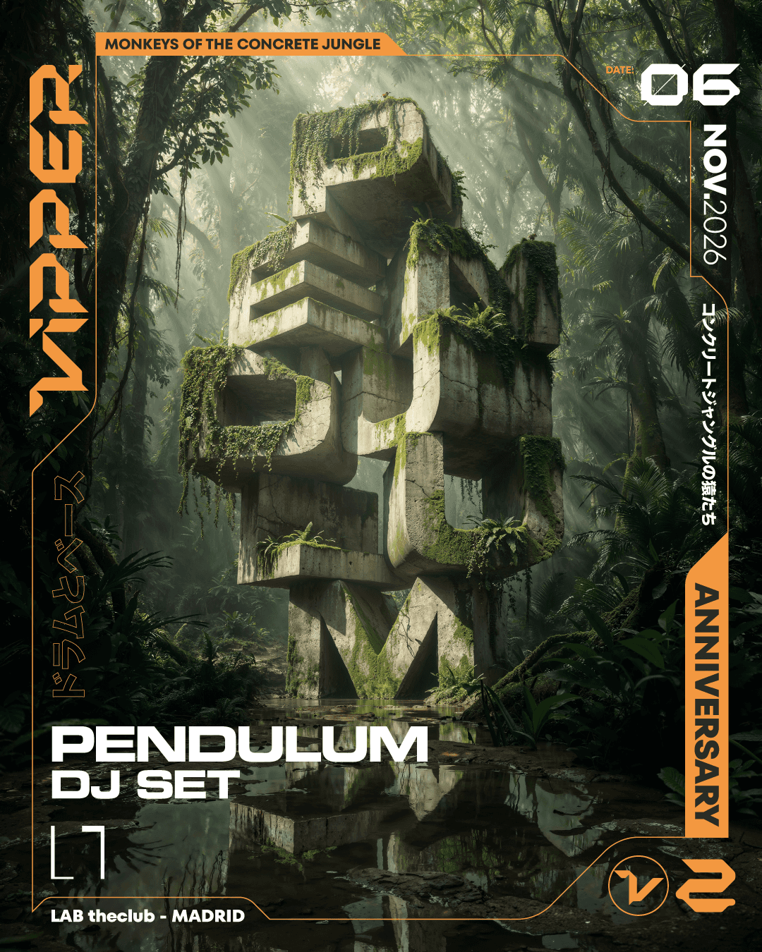 Flyer de Pendulum DJ SET, SOTA
