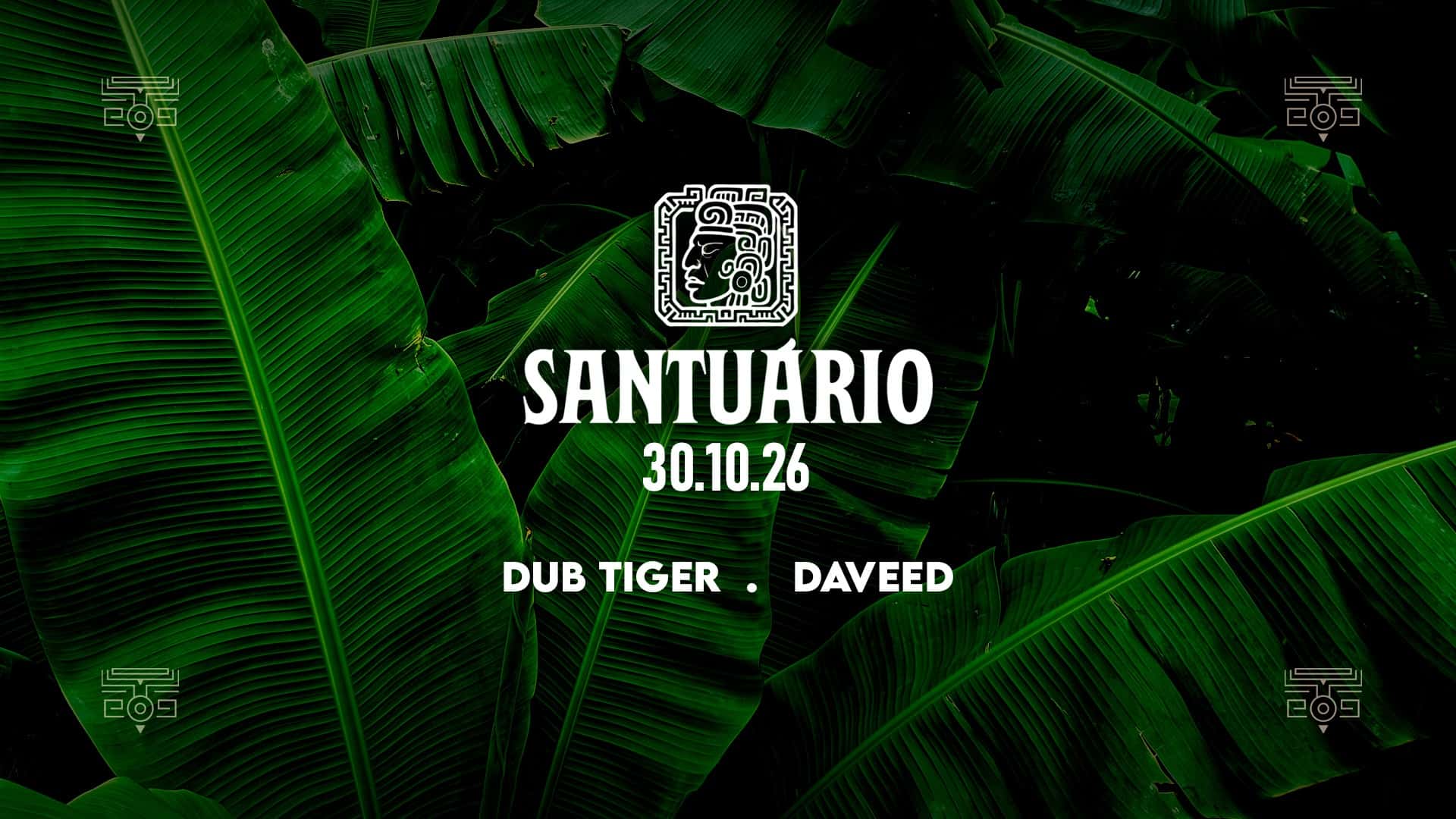 Flyer of Santuário Weekend with Dub Tiger · Daveed