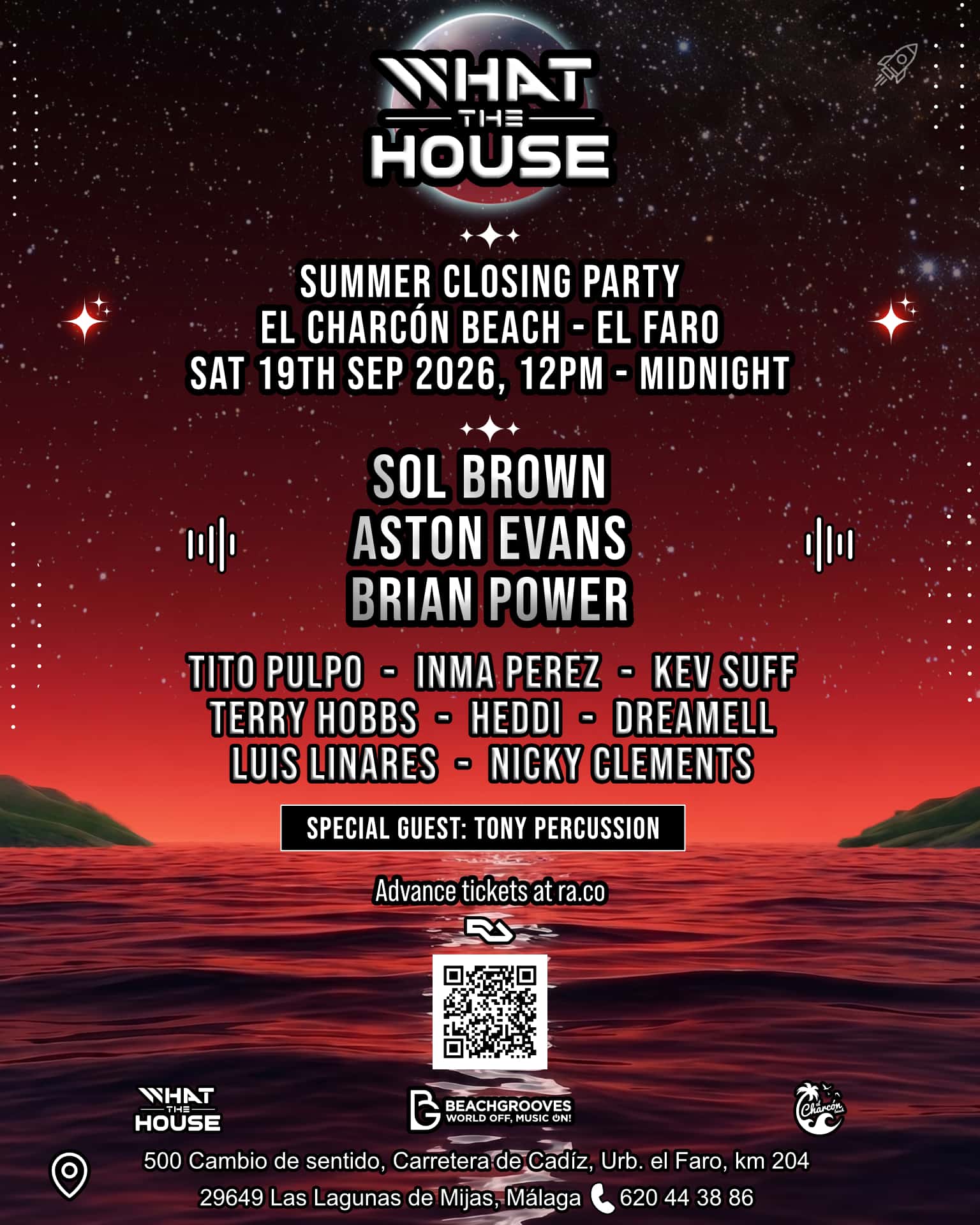 Cartel de What The House – Summer Closing Party