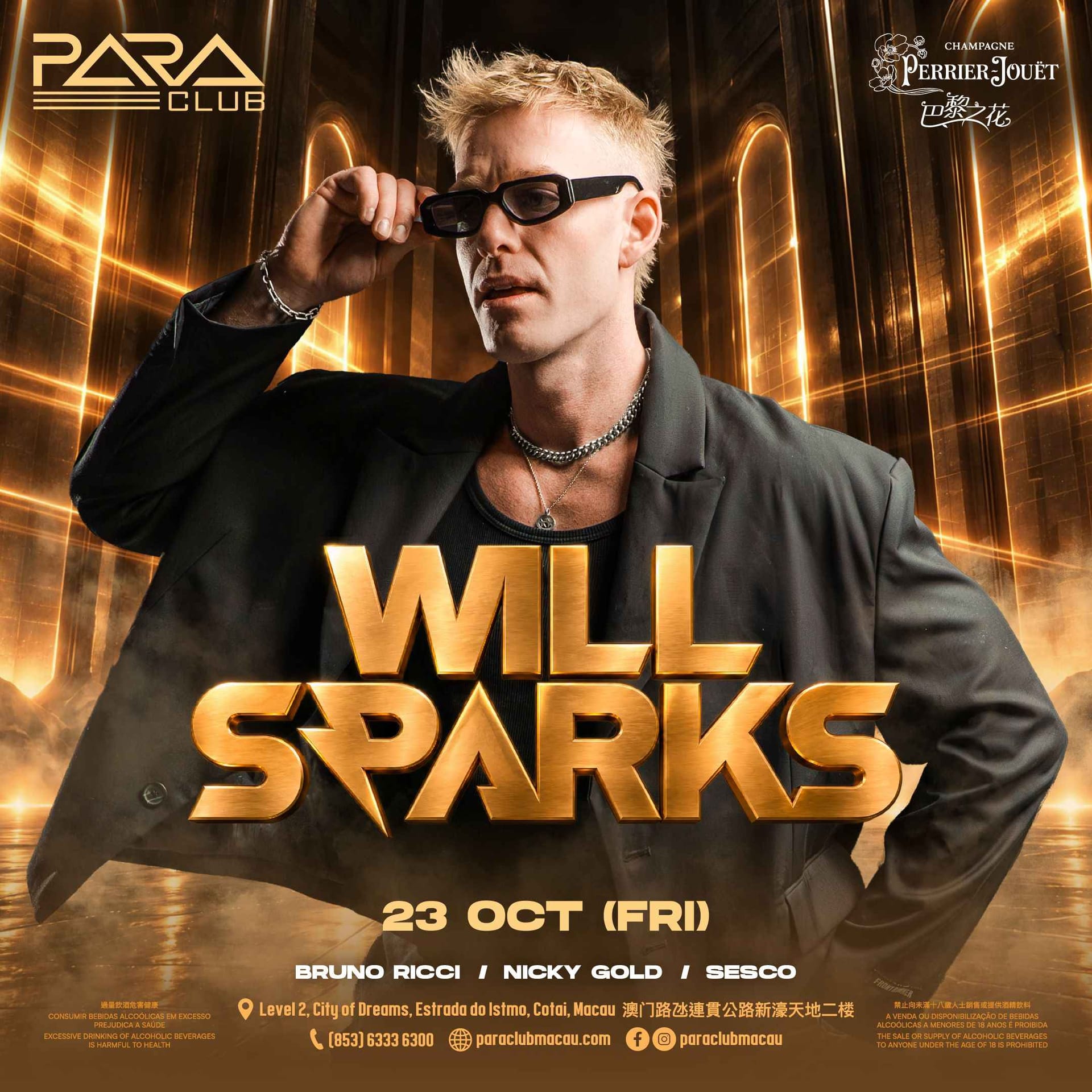 WILL SPARKS – DEBUT AT PARA CLUB