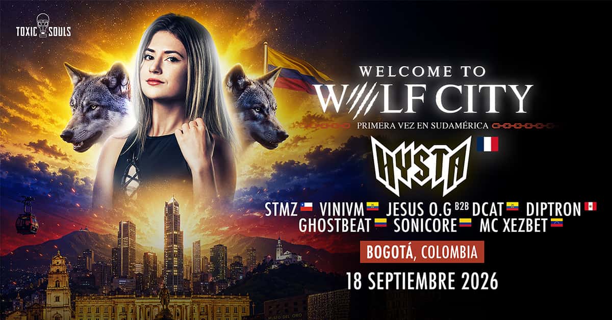 Cartel de WOLF CITY COLOMBIA: HYSTA