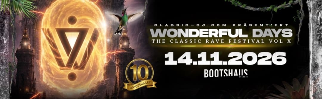 Wonderful Days – The Classic Rave Festival Vol. X