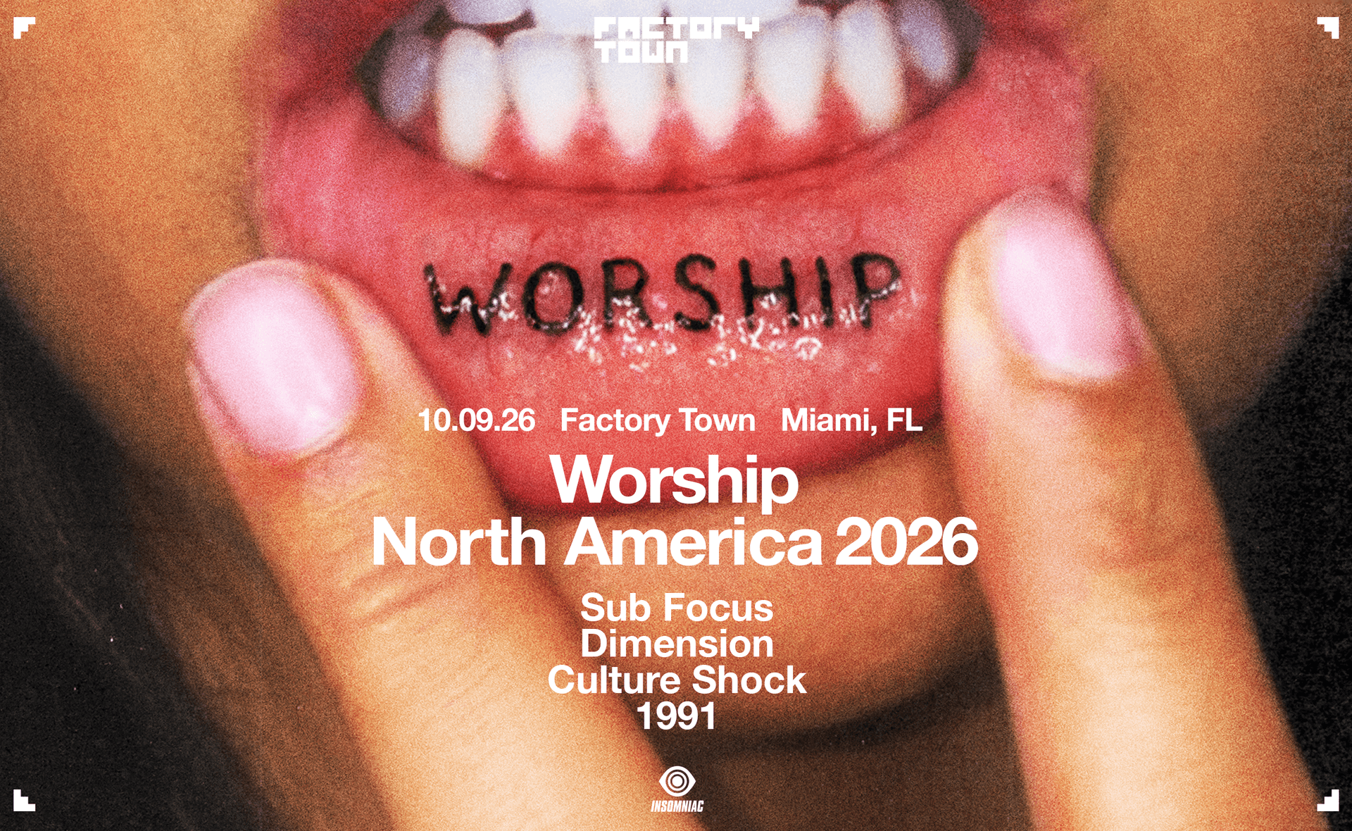 Flyer de WORSHIP