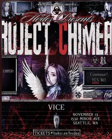 WRG Presents HVDES 'Project Chimera' Tour