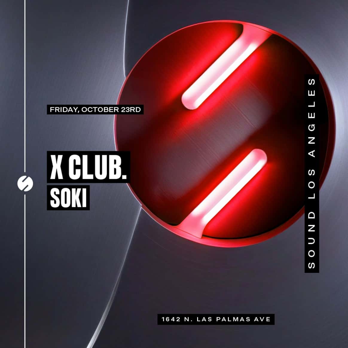 Flyer de X CLUB.