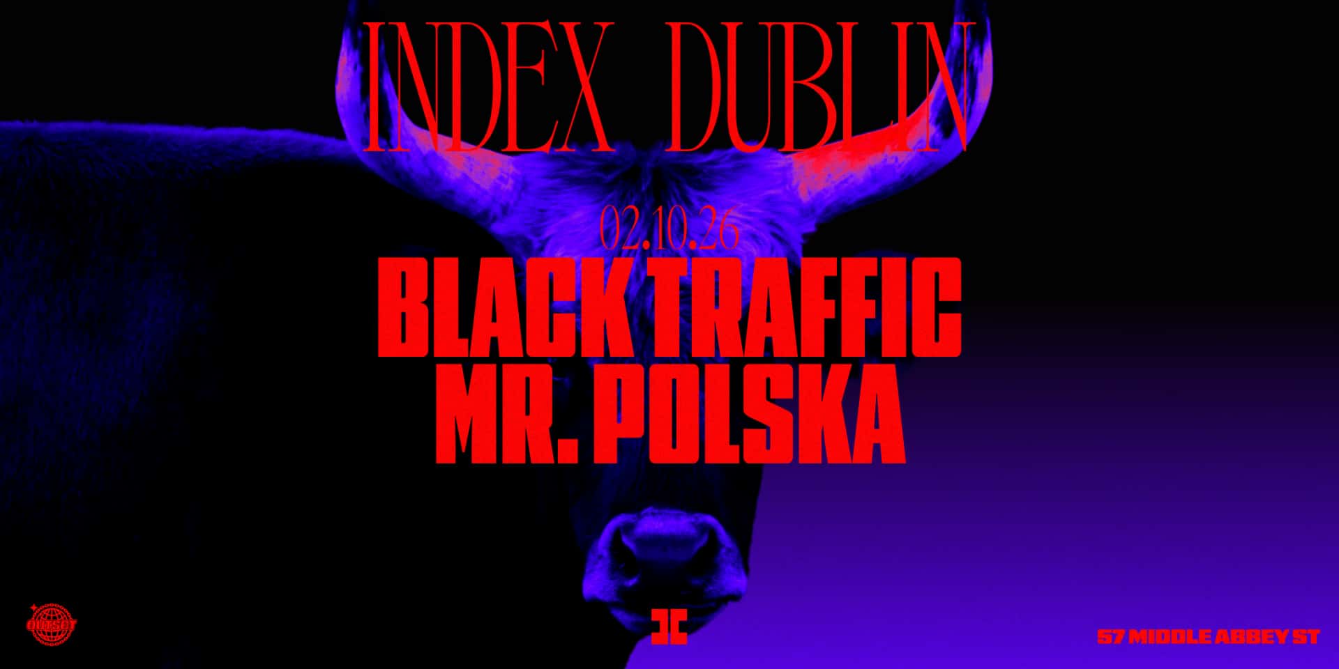 Flyer of Index x Outset: Black Traffic