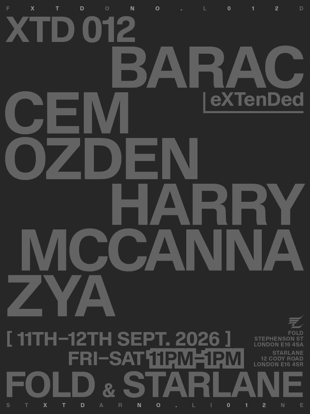 Flyer of XTD - 012 - Barac
