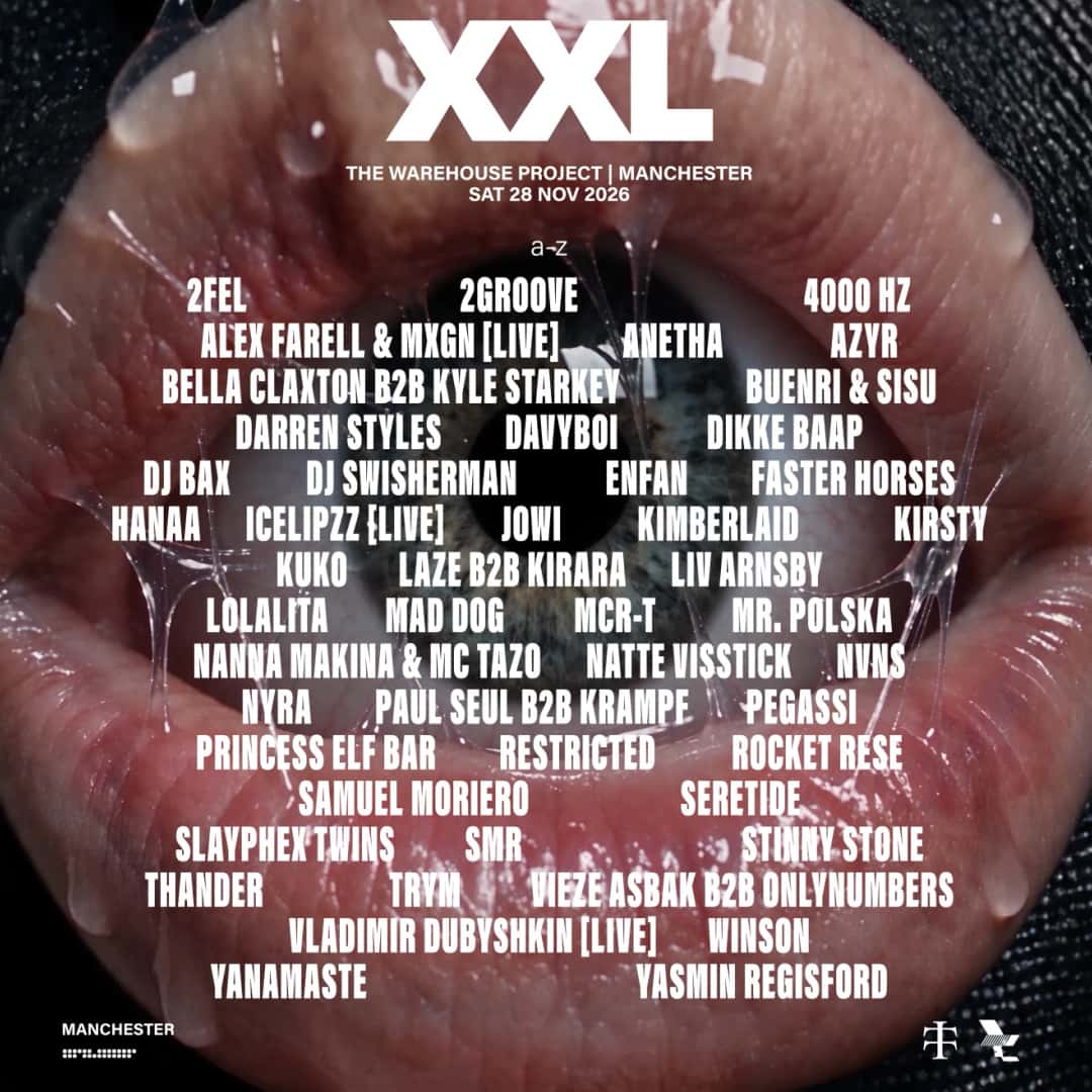 Flyer de XXL TECHNO MANCHESTER