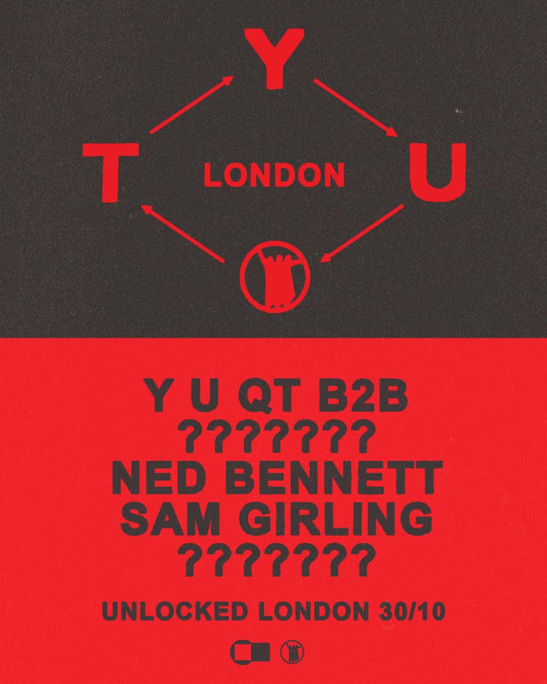 Flyer of Y U QT - Halloween @ UNLOCKED
