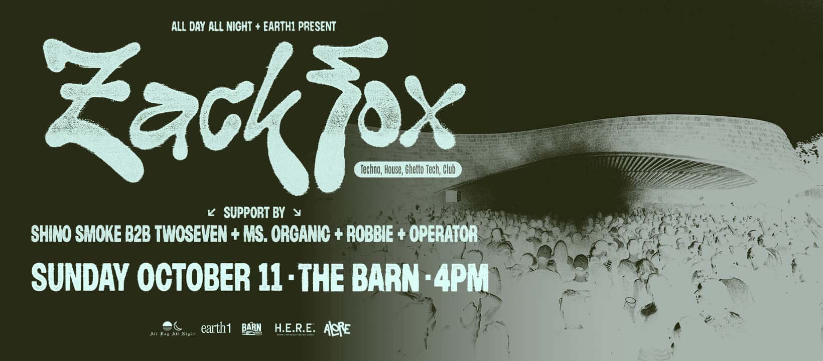 Flyer of Zack Fox | Sunset Party at The Barn