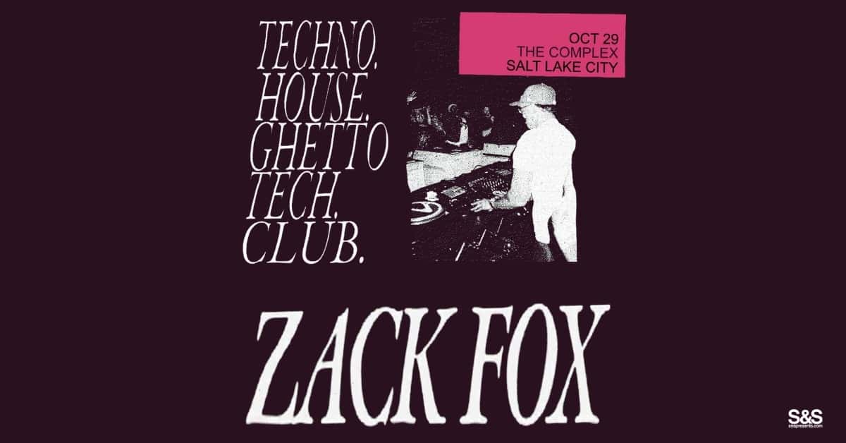 Flyer of Zack Fox