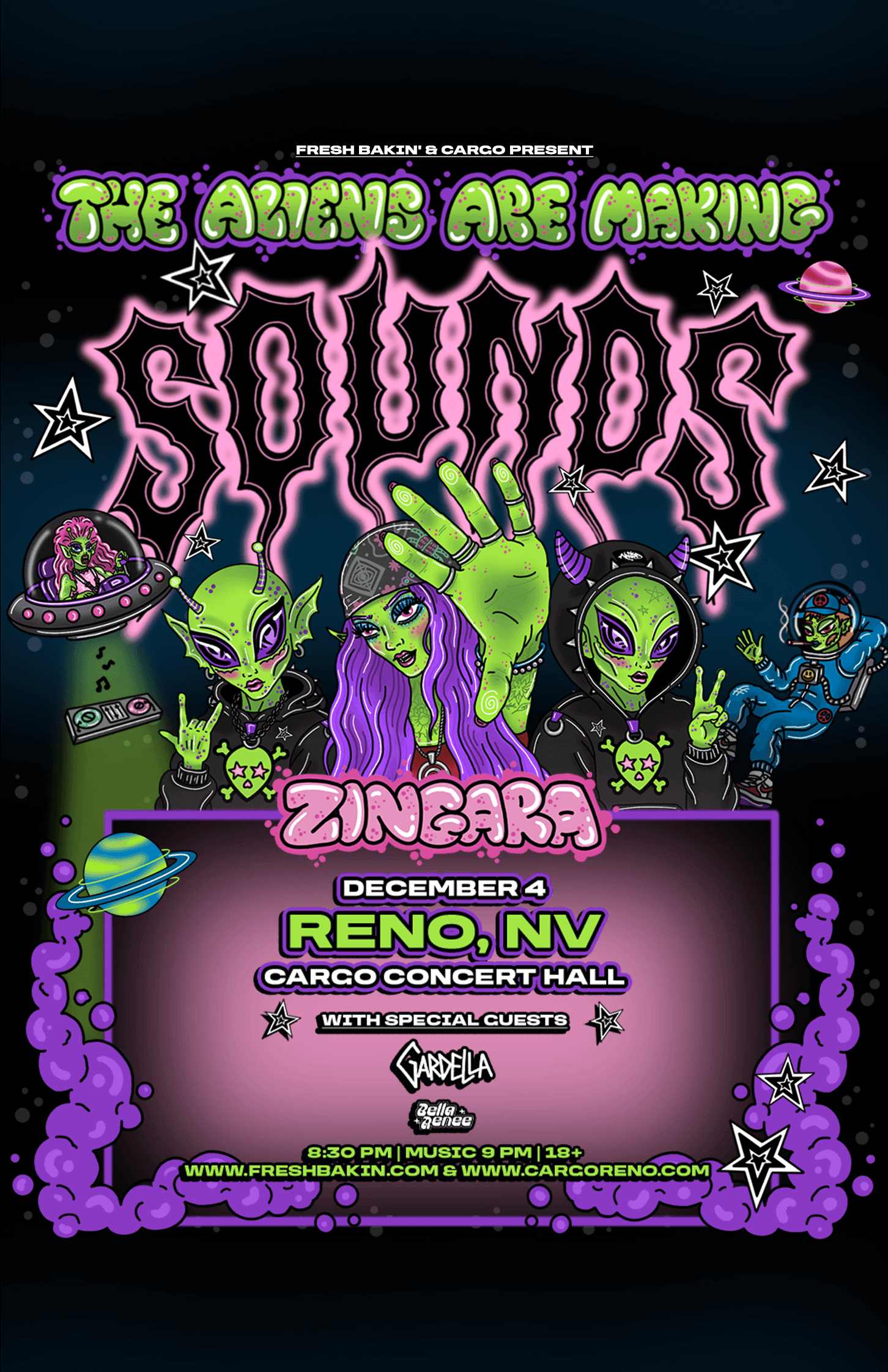Zingara: The Aliens are Making Sounds Tour