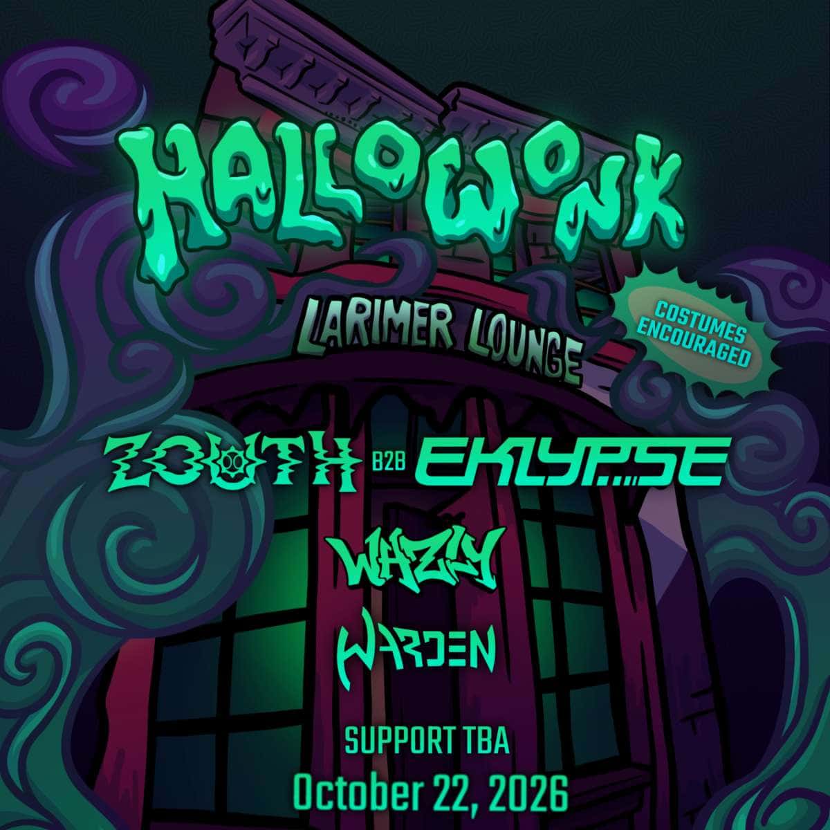 Flyer of Zouth B2B Eklypse w/ WHZLY + Warden