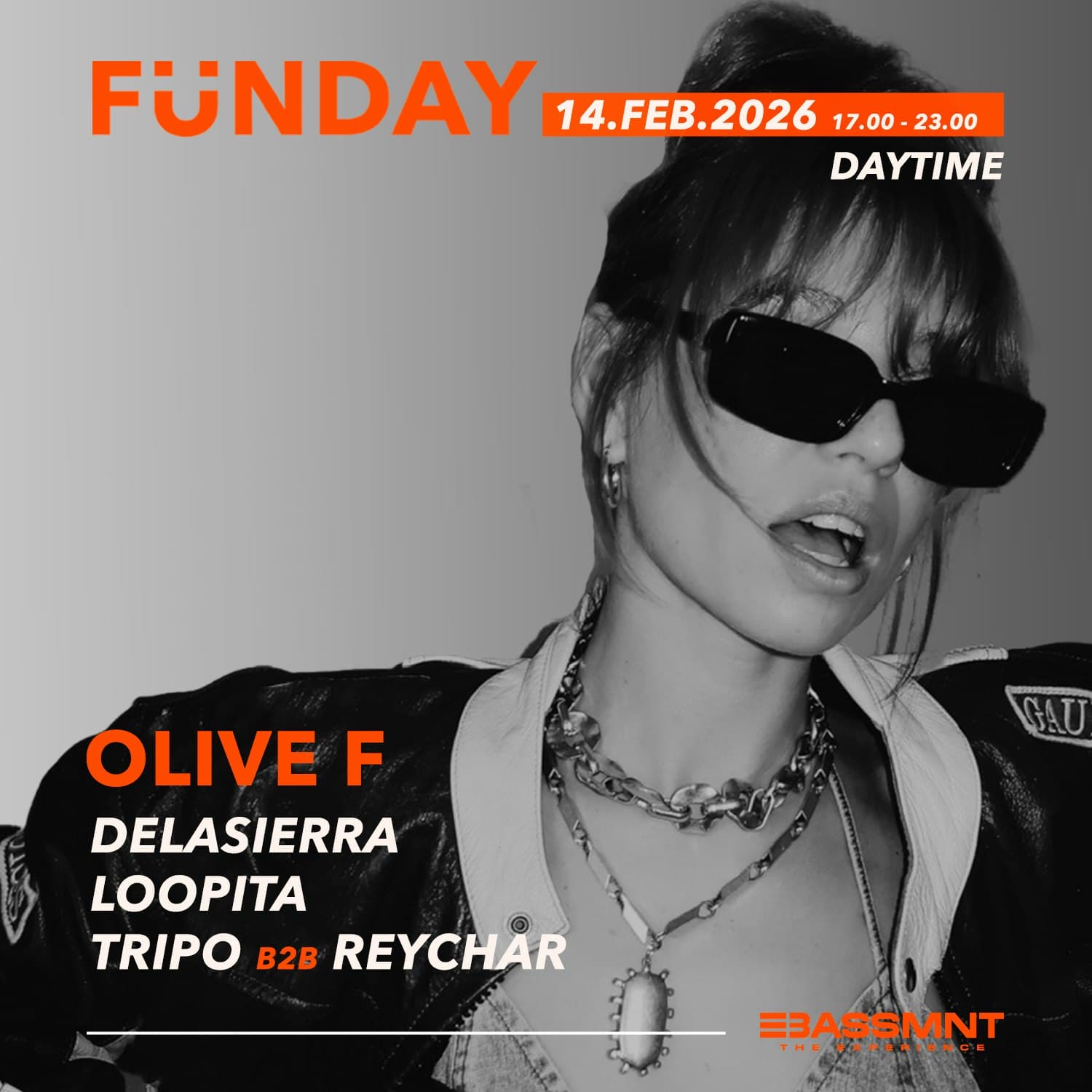 Cartel de FÜNDAY presents OLIVE F