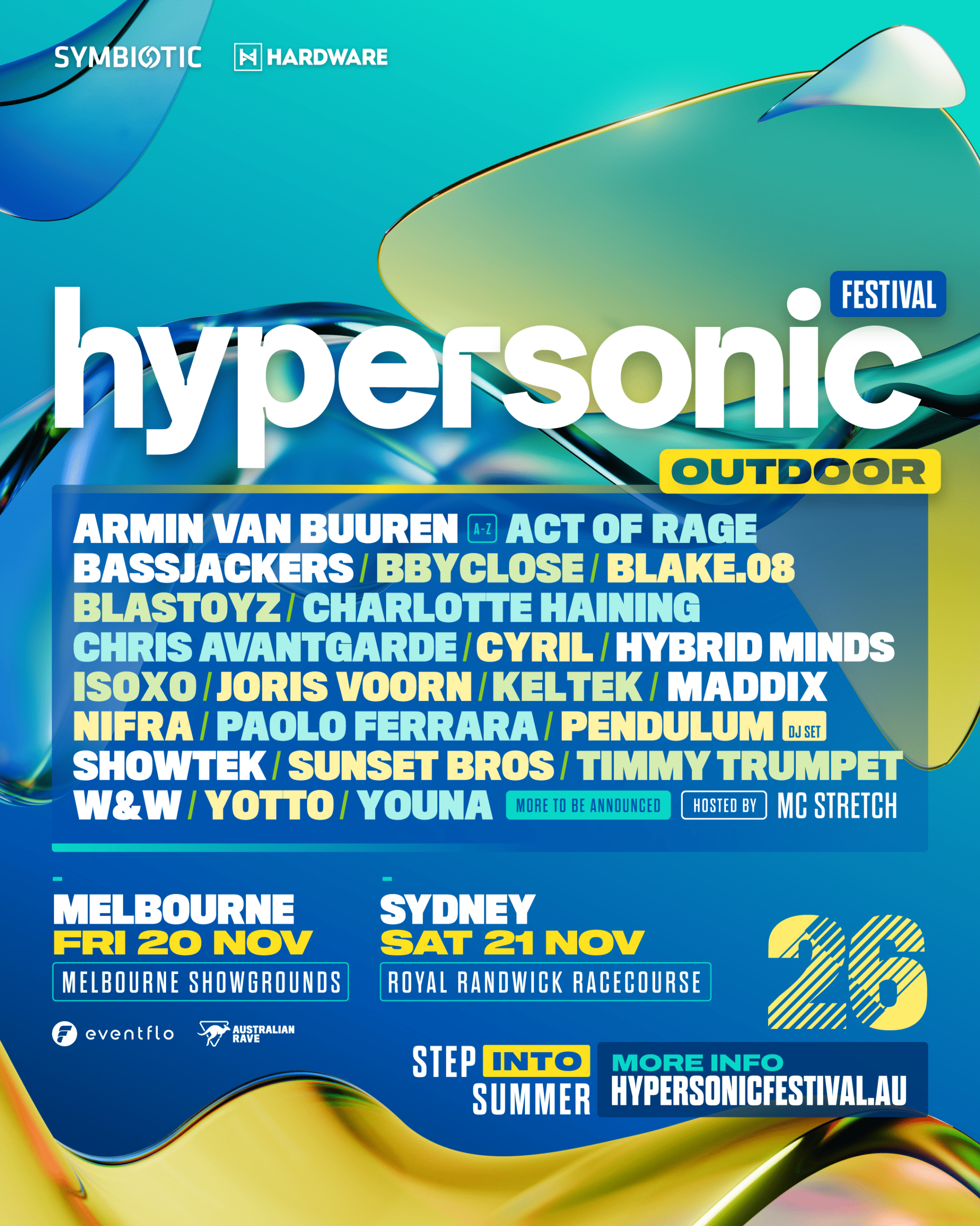 Flyer of Hypersonic Sydney 2026 - Sábado 21
