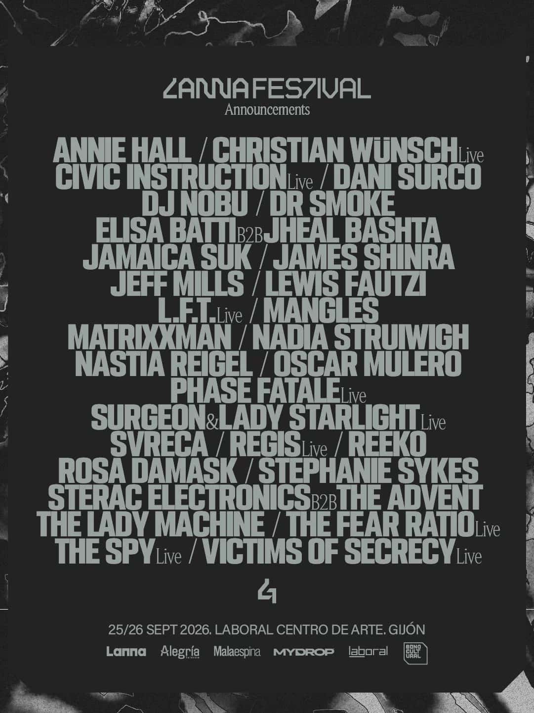 Flyer de Lanna Festival 2026 - Sábado 26