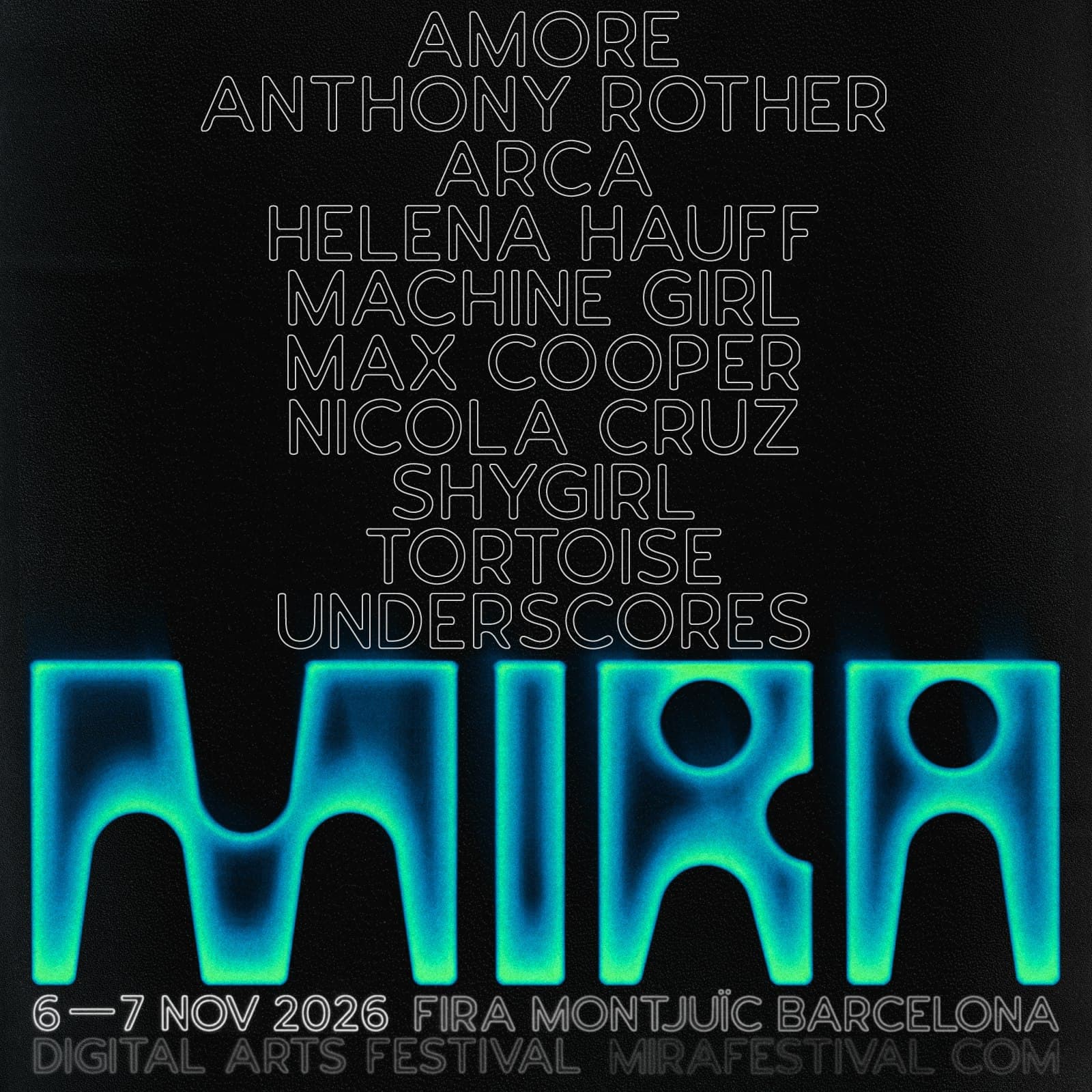 Cartel 2 de MIRA Festival Barcelona 2026 - Viernes 6