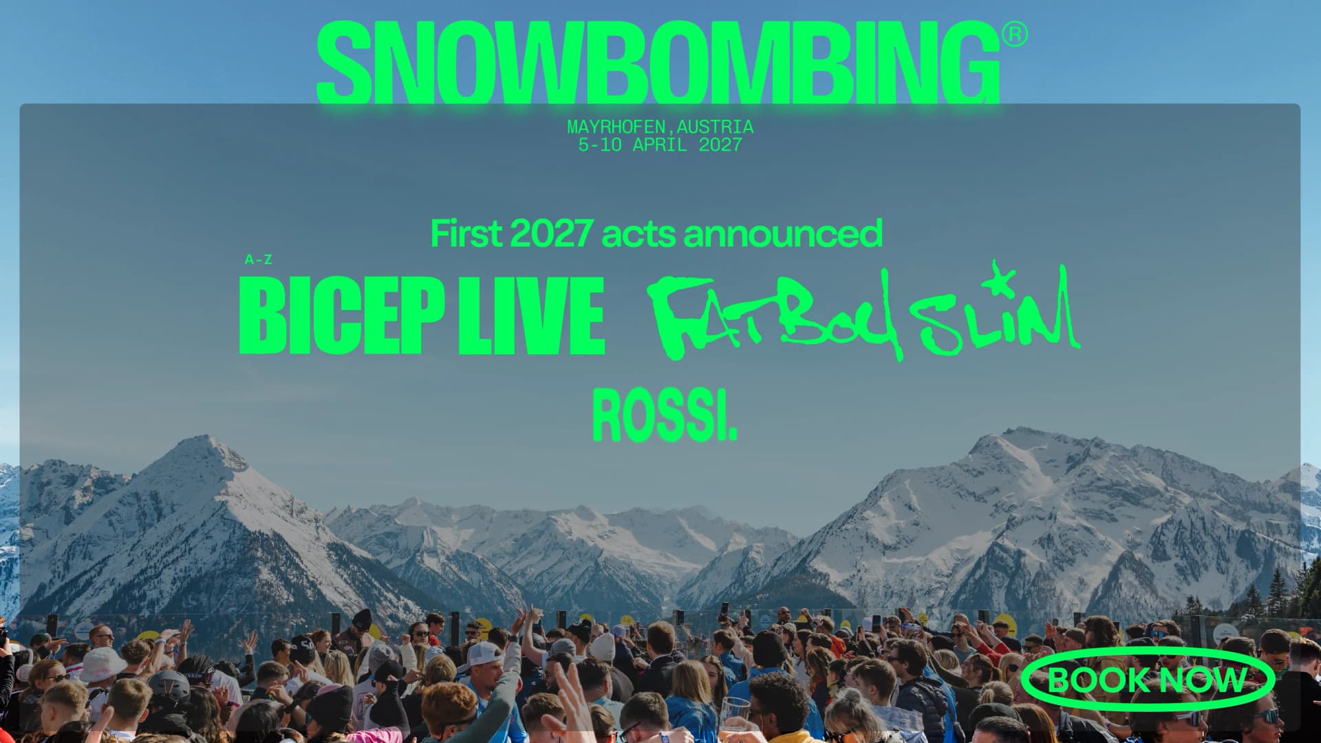 Snowbombing 2027 - Viernes 9