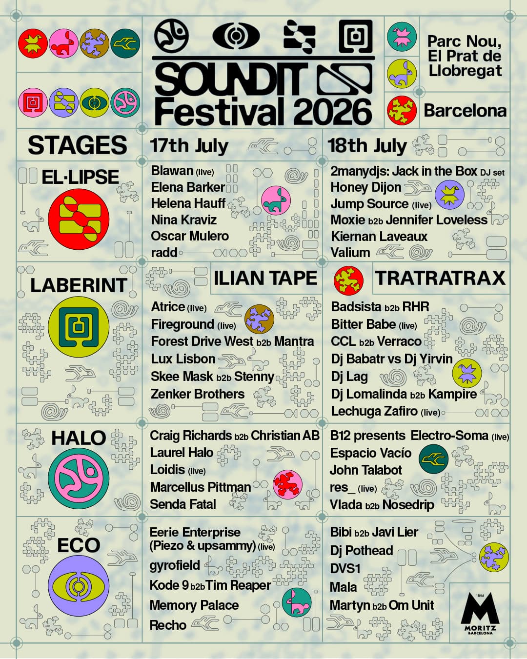 Cartel 2 de SOUNDIT Festival 2026 - Sábado 18