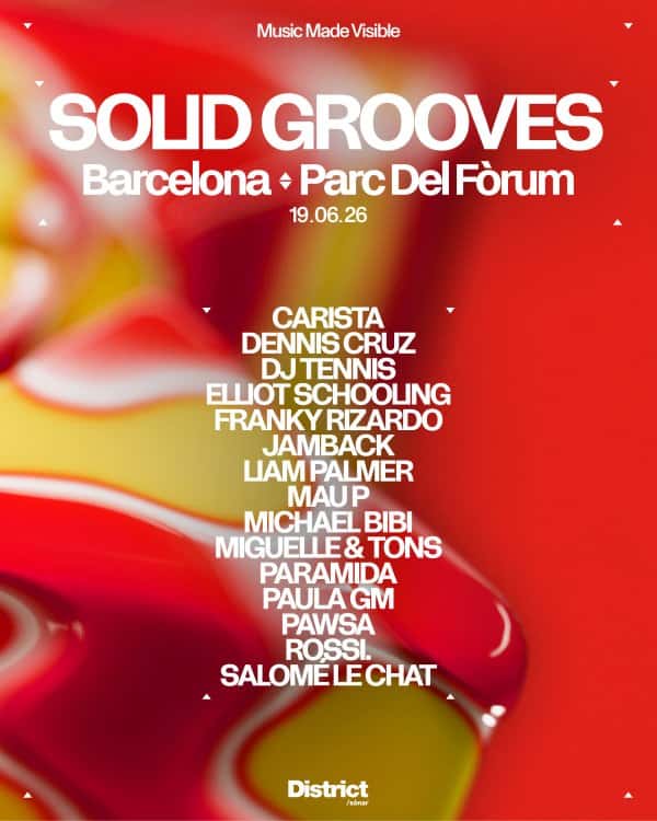 Cartel de Solid Grooves Barcelona - District (Sónar Week)