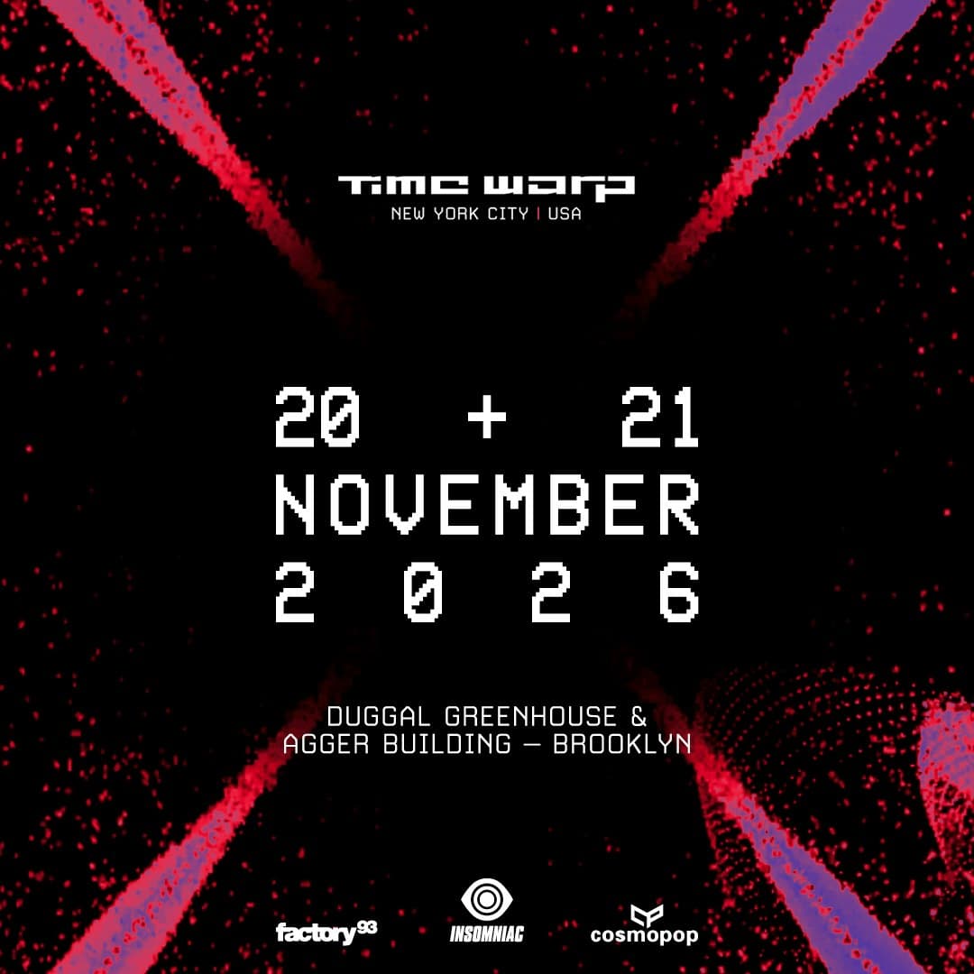 Cartel 2 de Time Warp NYC 2026 - Viernes 20