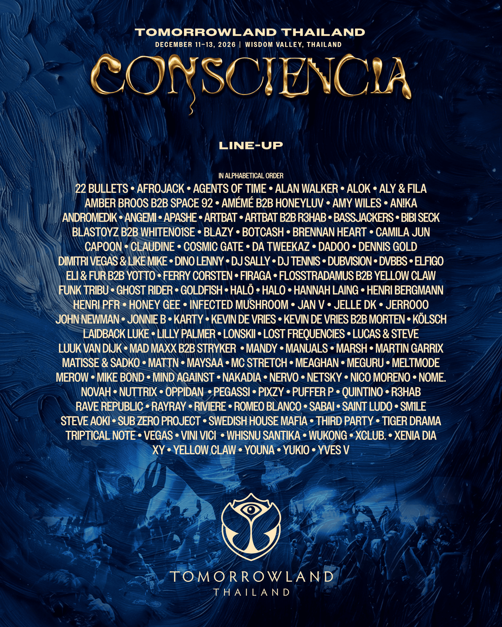 Tomorrowland Thailand 2026 - Domingo 13