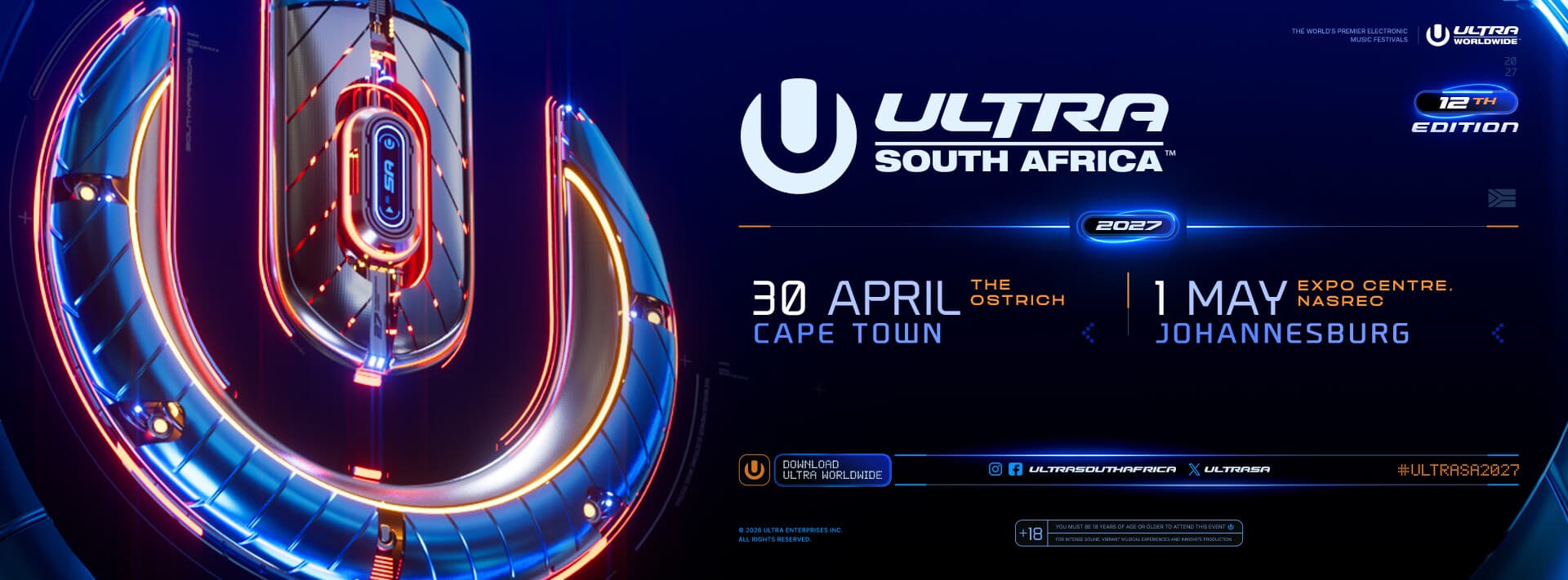 Ultra South Africa Johannesburg 2027 - Sábado 1