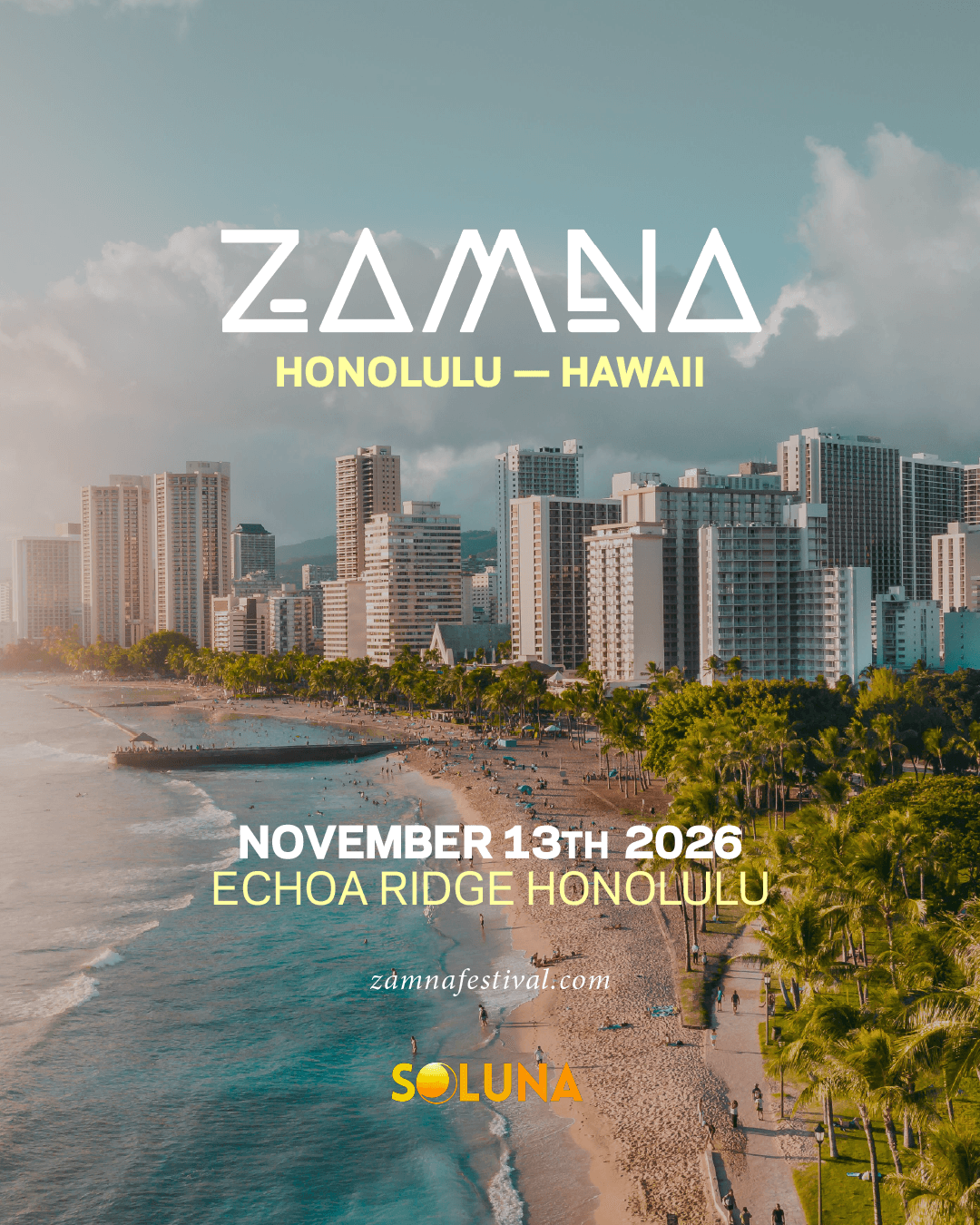 Zamna Hawaii 2026 - Viernes 13
